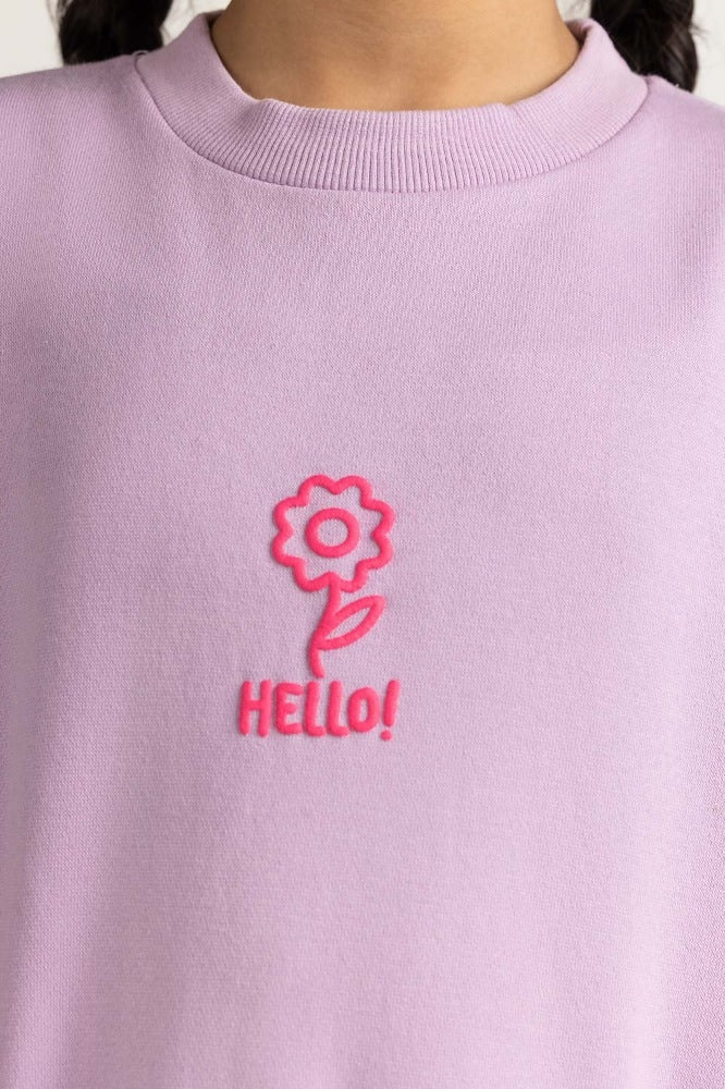 Orchid Printed Sweatshirt 224-412-004