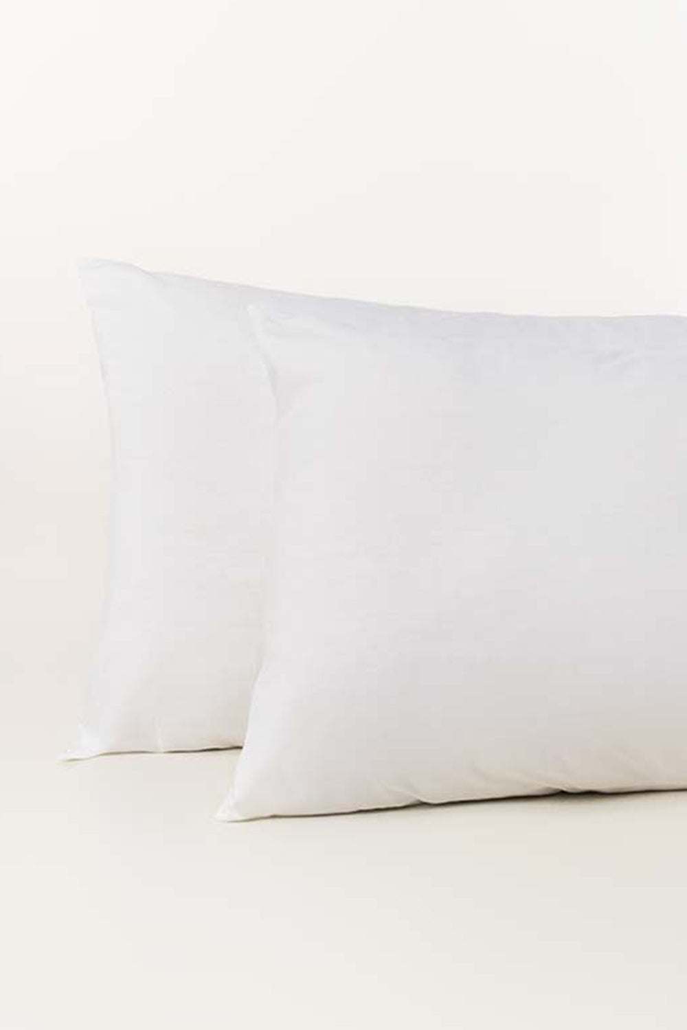 Orient white Dyed 2pcs Pillow Covers