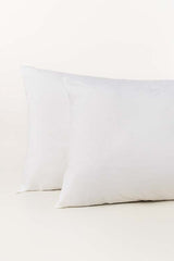Orient white Dyed 2pcs Pillow Covers