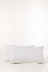Orient white Dyed 2pcs Pillow Covers