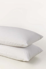 Orient white Dyed 2pcs Pillow Covers