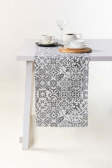 AW23-Oriental Grey Placemat and Runner Set