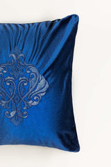 Ornate Velvet Embroidered Cushion Cover