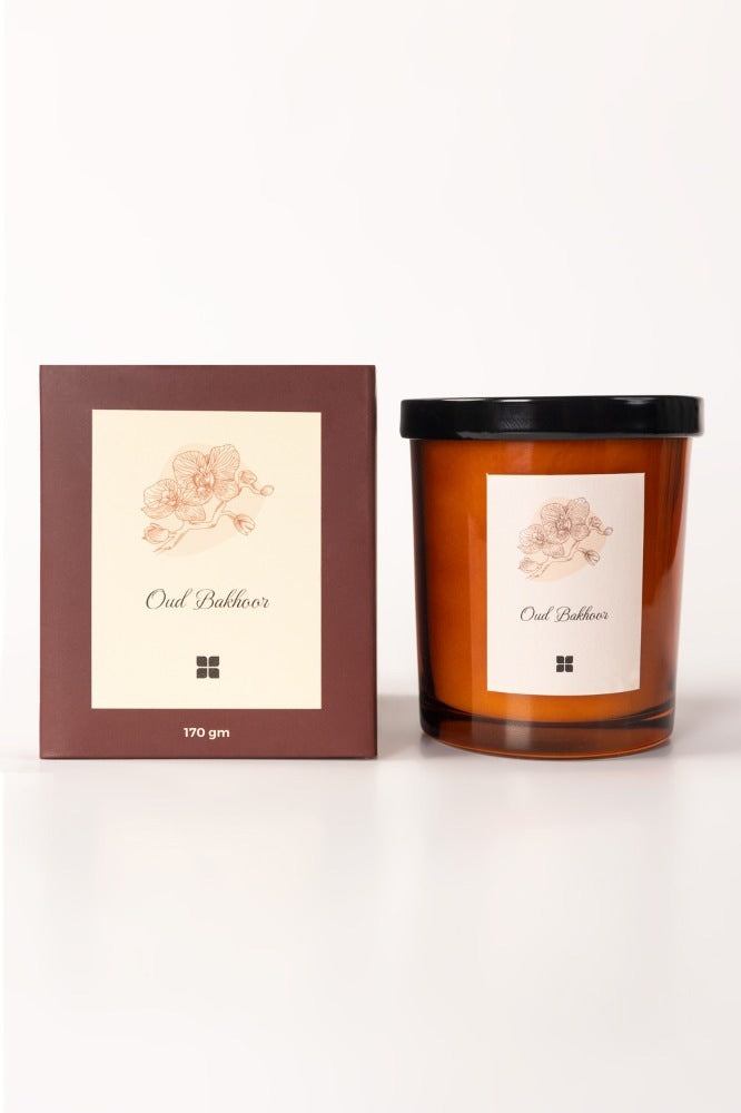 Oud Bakhoor Scented Candle