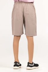 Junior Boy Oyester Grey Basic Shorts JBNB-2210003 A