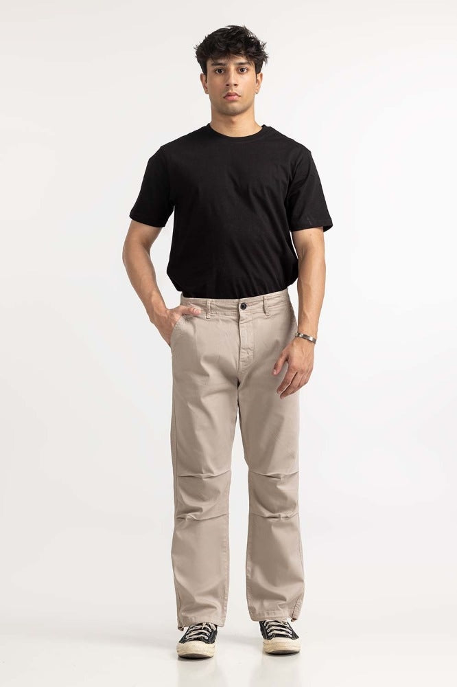 Oyster Grey Basic Trouser MN-TRC-WS23-002