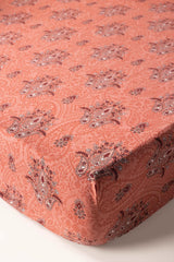 Paisley Decor T-150 Fitted Sheet Set