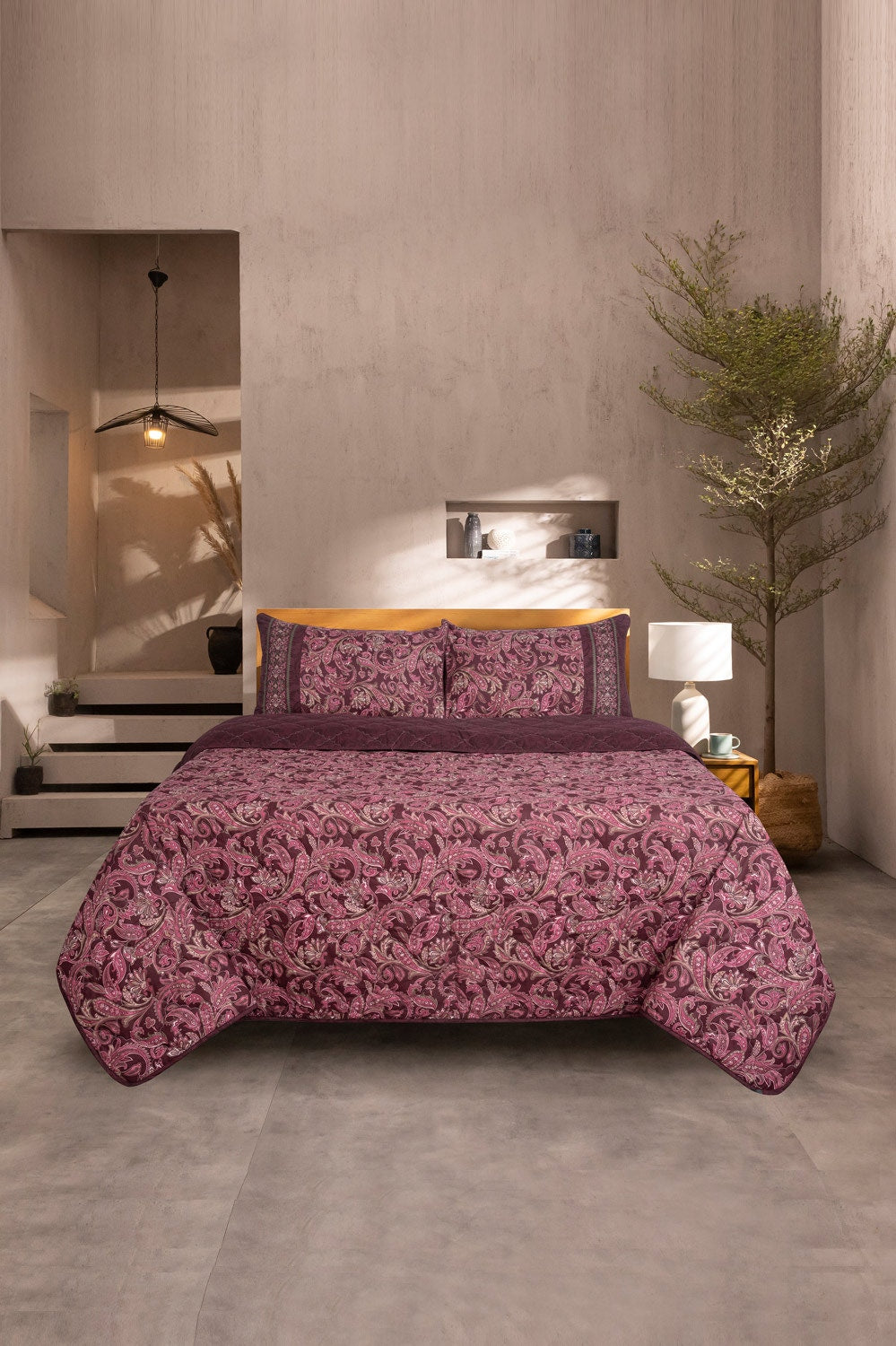Paisley Fusion T-150 Bed Throw