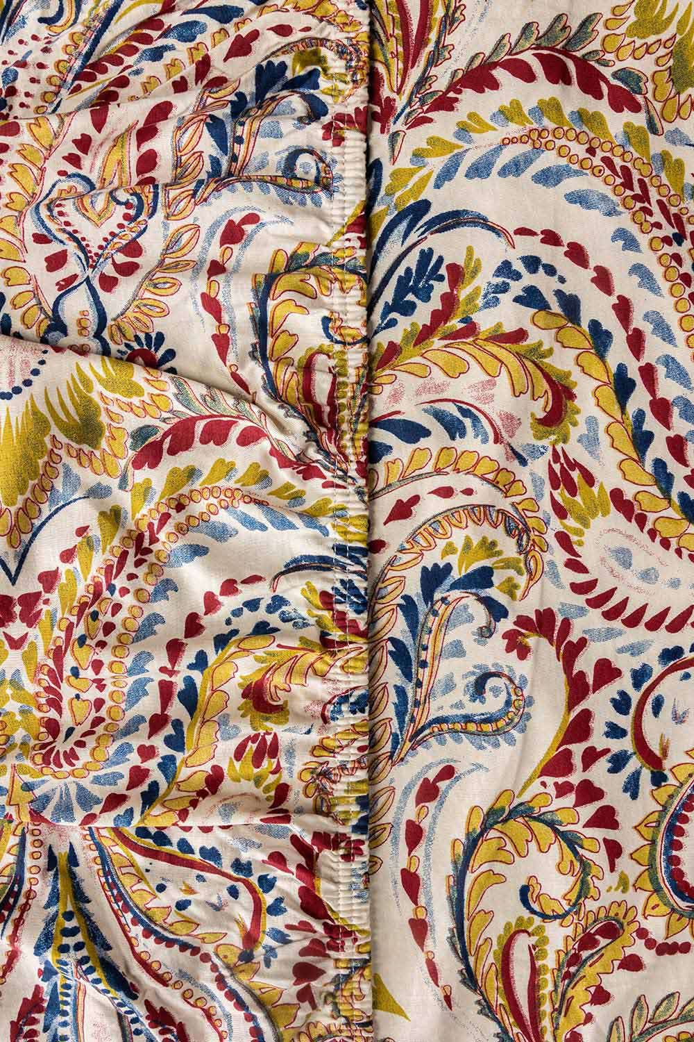 Paisley Jersey Fitted Sheet