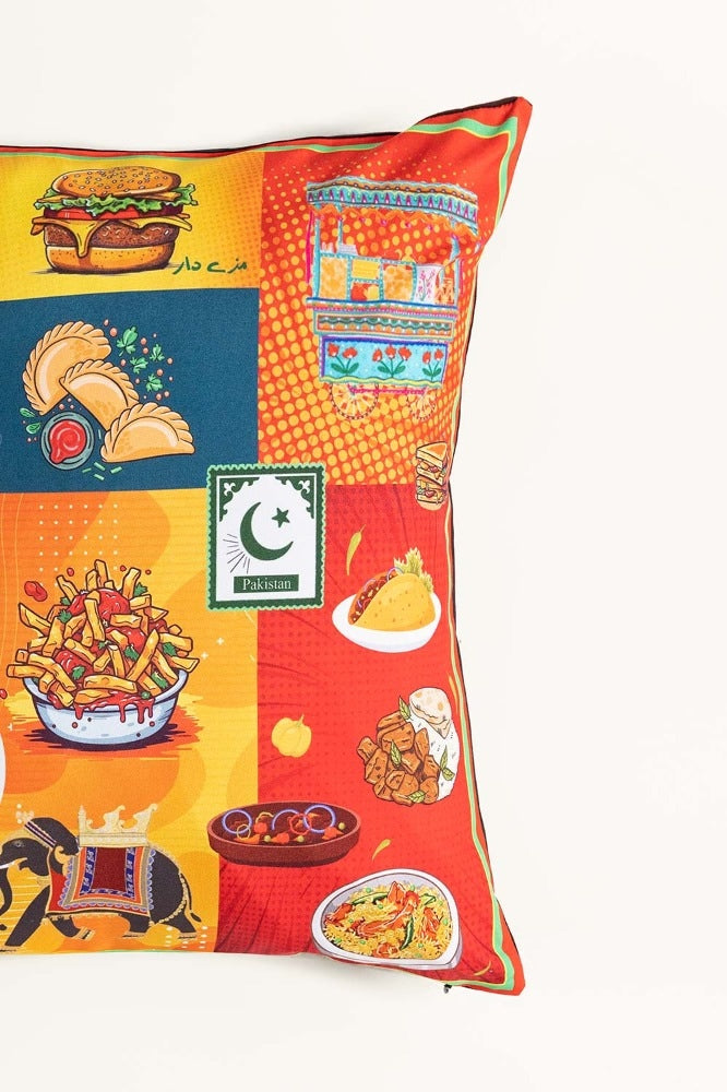 SS24-PAK-010 Digital Square Cushion Cover