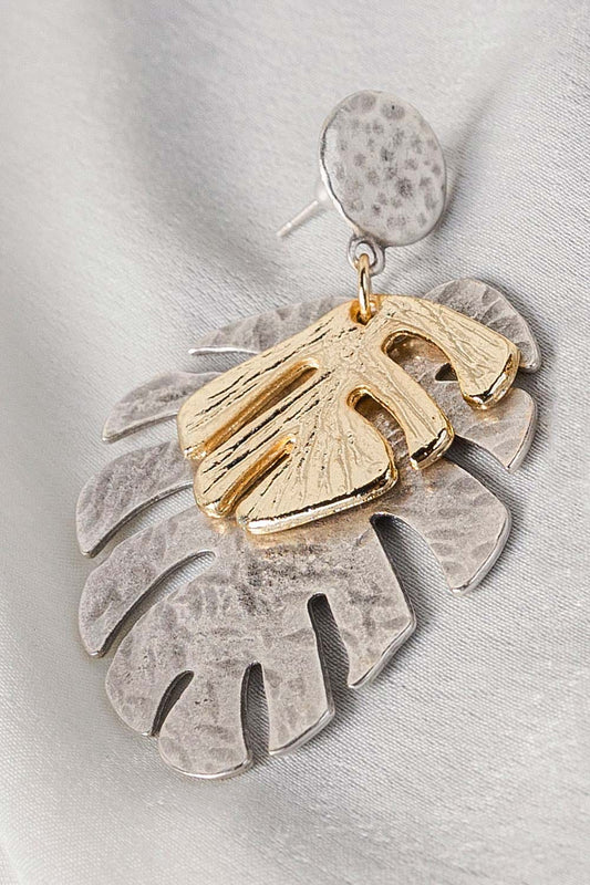 Palm Leaf Earrings IFA-ER-034