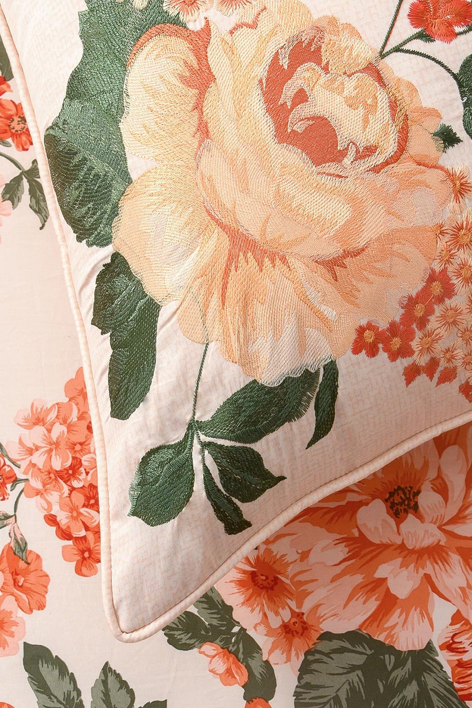 Peach Fuzz T-300 Quilt Cover Set