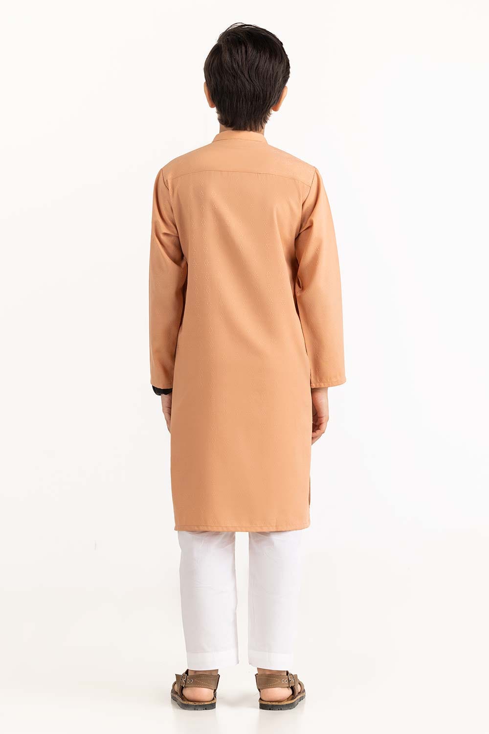 Peach Basic Kurta KR-KPLN22-073