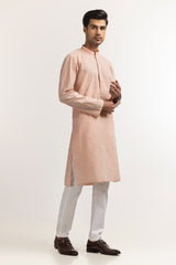 Peach Embroidered Kurta KR-EMB24-029