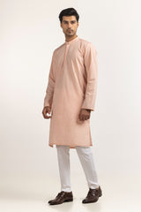 Peach Embroidered Kurta KR-EMB24-029