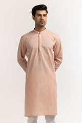 Peach Embroidered Kurta KR-EMB24-029