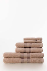 Peanut Combed 6 Pcs Towel Set