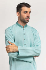 Persian Blue Embroidered Kurta KR-EMB24-020