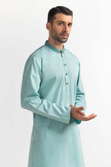 Persian Blue Embroidered Kurta KR-EMB24-020