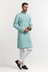 Persian Blue Embroidered Kurta KR-EMB24-020
