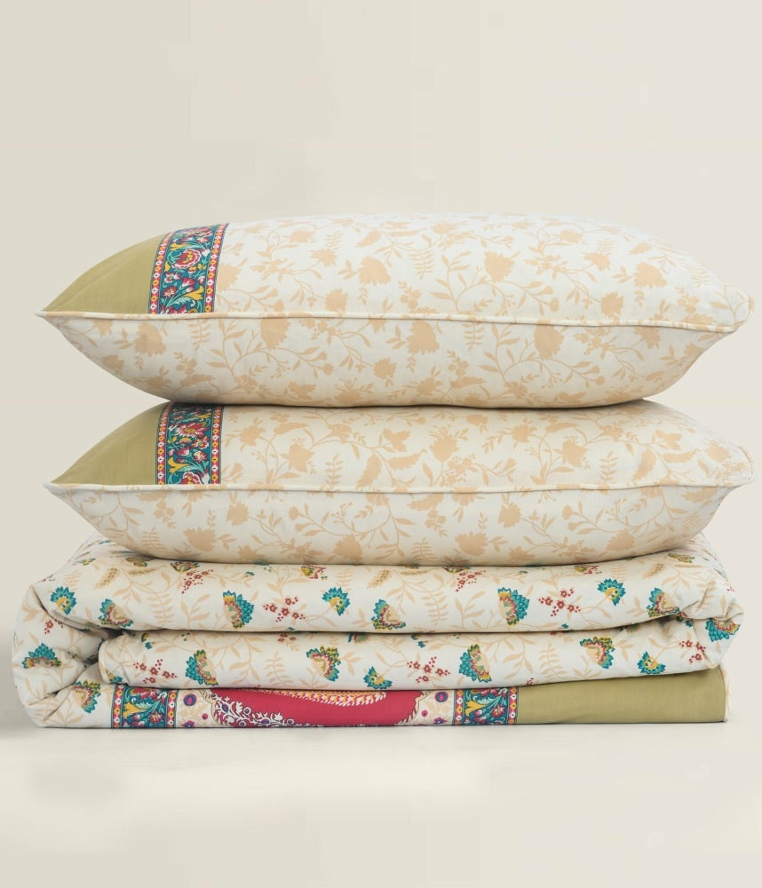 Phool Bagh T-150 Quilt Cover Set