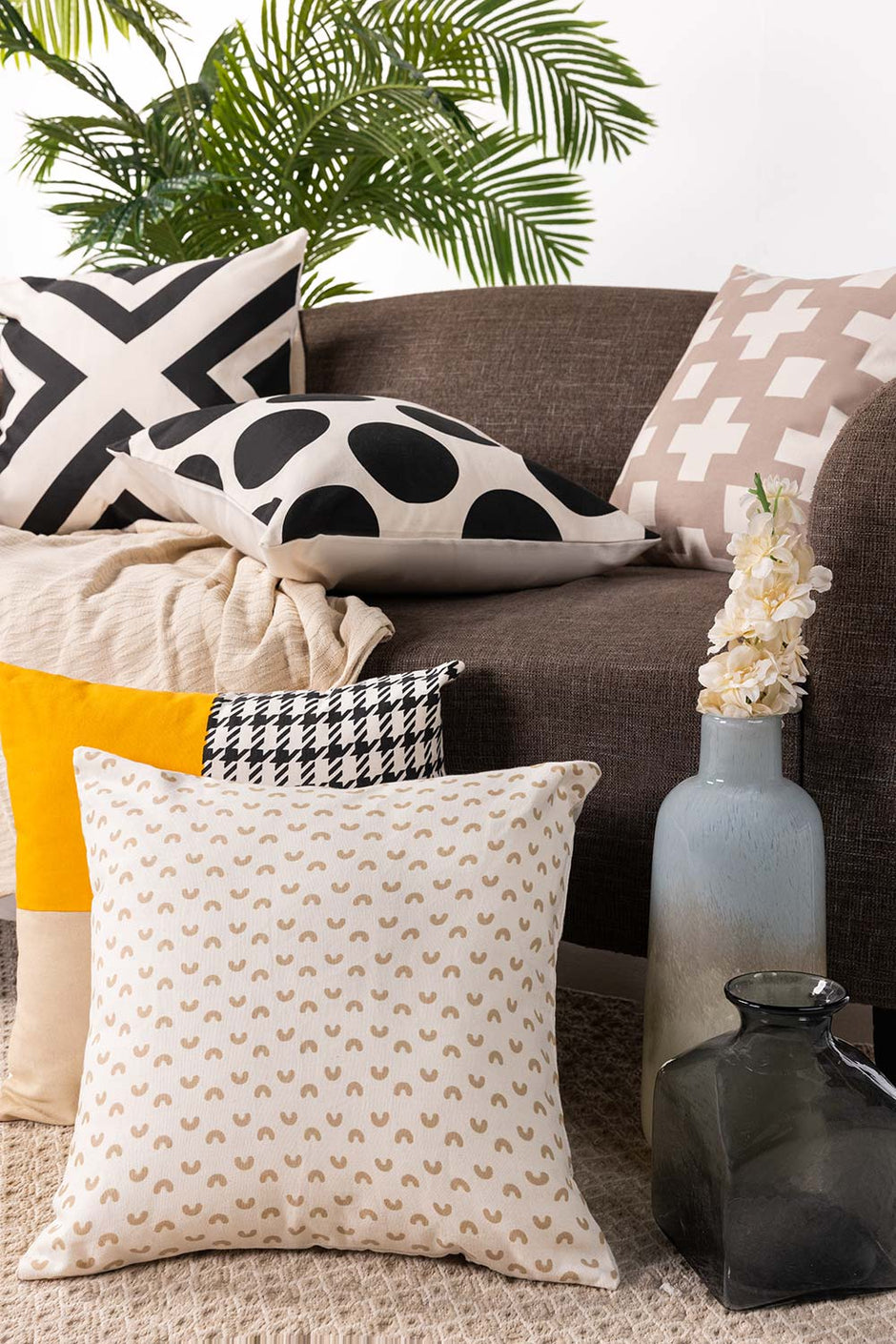 Picante Screen Printed Cushion Cover