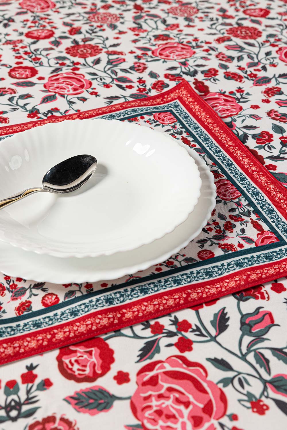Pink Bloom Table Cover