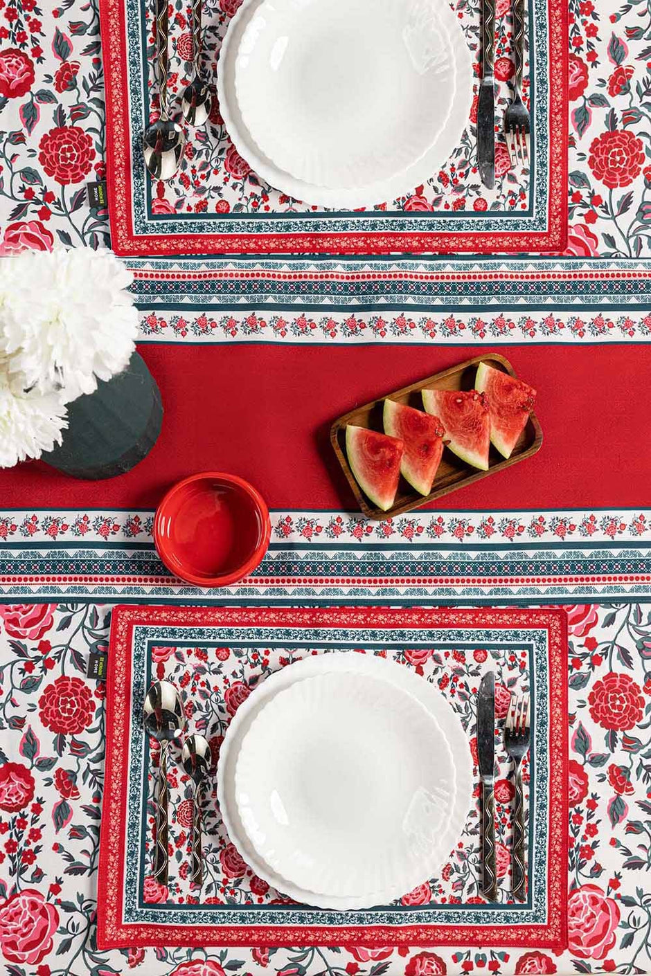 Pink Bloom Table Cover
