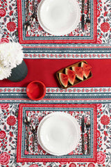 Pink Bloom Table Cover