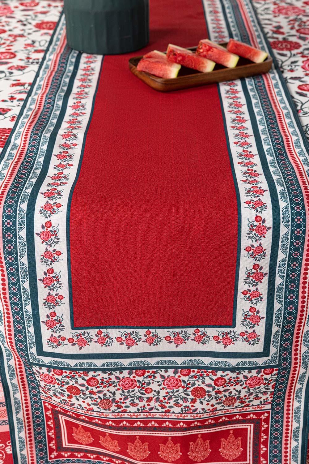 Pink Bloom Table Runner