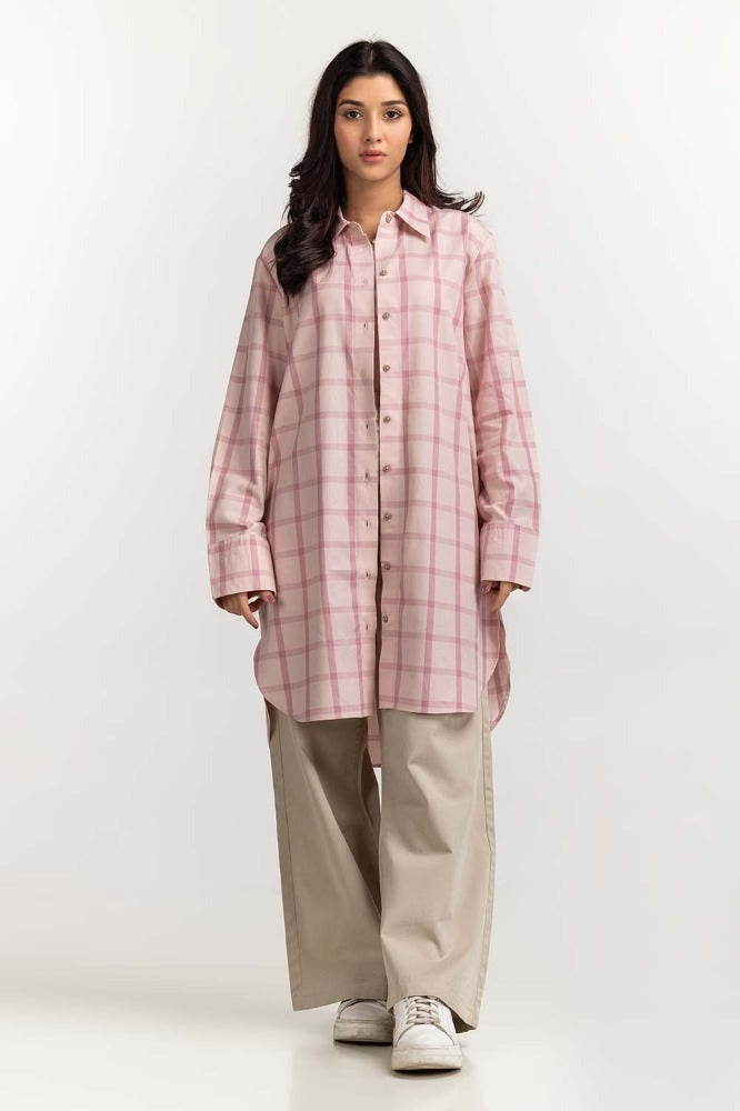Pink Basic Dress  WM-BLS23-001