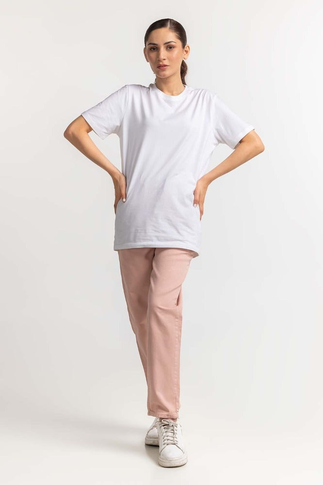 Pink Basic Non Denim Jeans WM-NDJ-SS24-001
