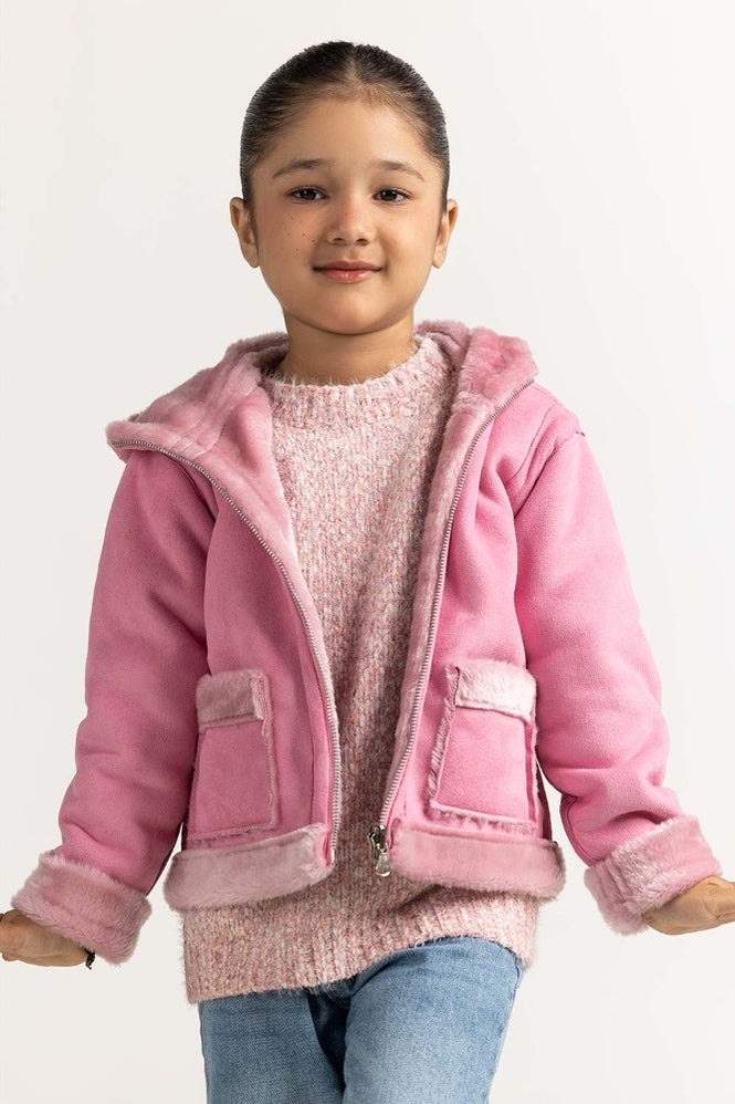 Pink Fur Jacket TG-JKT-WS23-008