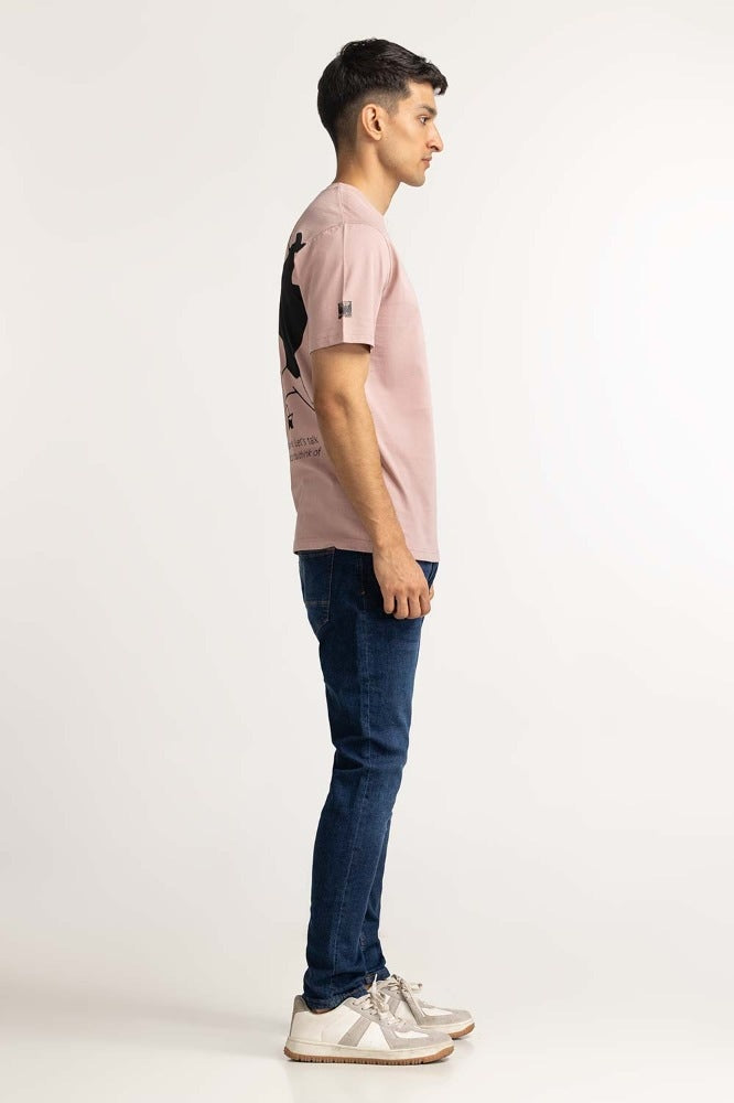 Pink Graphic Tee MN-TS-GP-S24-908