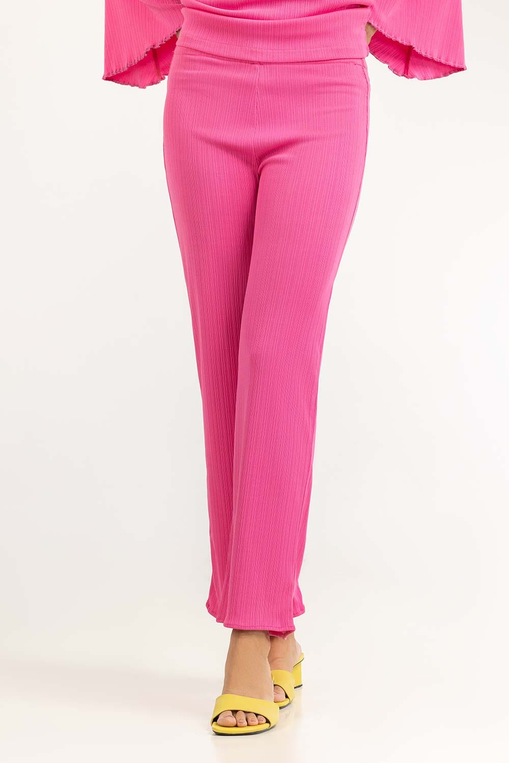 Pink Knitted Trouser 231-220-203
