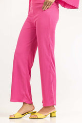 Pink Knitted Trouser 231-220-203