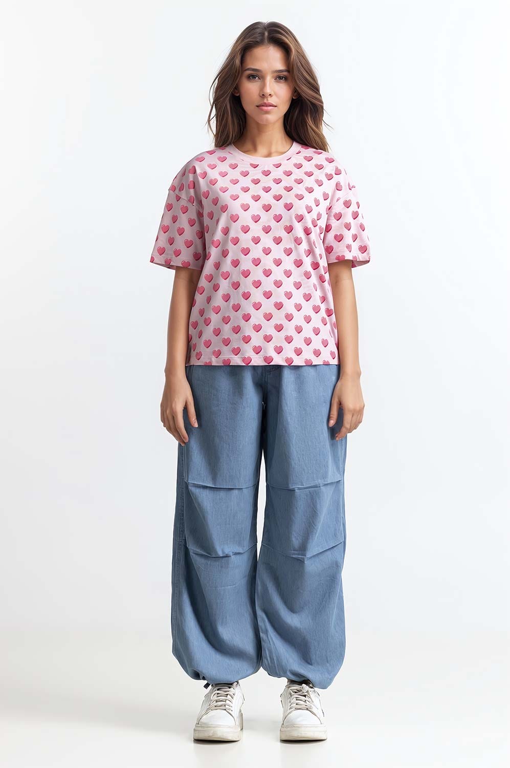 Pink Printed Top WM-KTP-SS24-023