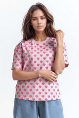 Pink Printed Top WM-KTP-SS24-023