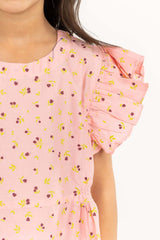 Toddler Girl Pink Top TGWT-2210009 A
