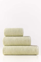 Pistachio Plain Combed Towel