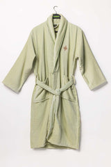 Pistachio Velour Bathrobe