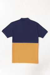 Navy-White Sports Polo PKP-SP-107