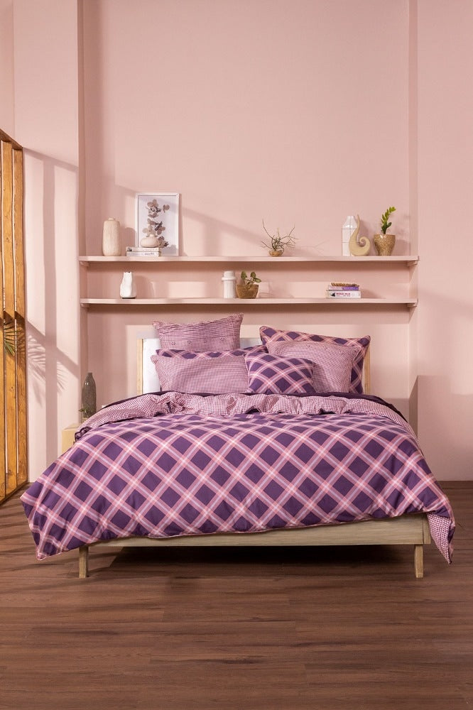 Plaid T-150 Quilt Cover Set