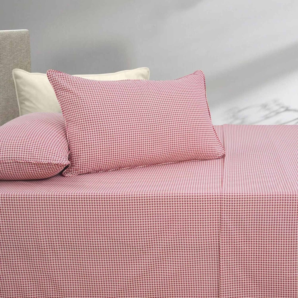 Plaid T-150 Bed Sheet Set