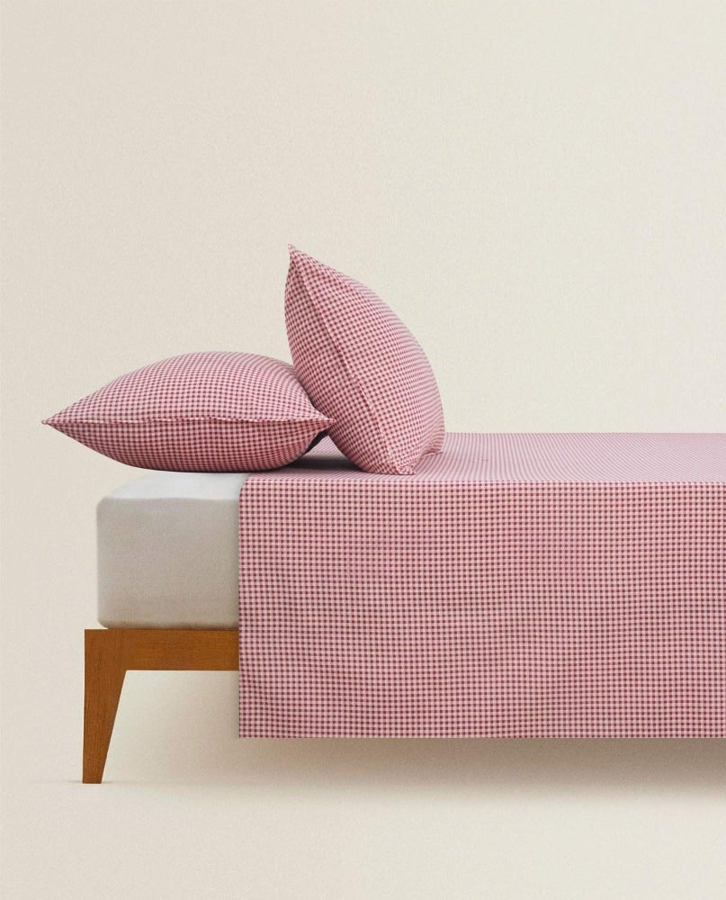 Plaid T-150 Bed Sheet Set