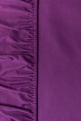 Plum Dyed T-150 Fitted sheet