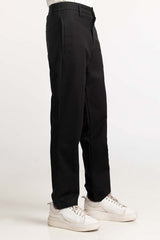 Plush Black Basic Khaki Pant MNTRCSS24007-C