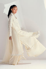 3 Piece Unstitched Schiffli Embroidered Lawn Suit with  Embroidered Chiffon Dupatta PM-52046