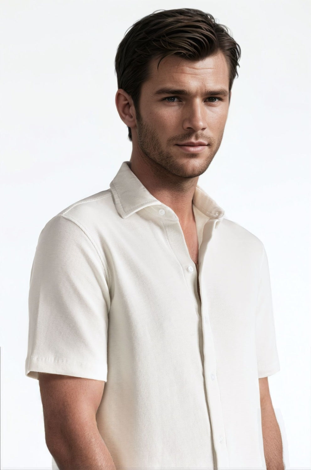 Polo Collar Shirt PS-FSHN24-159