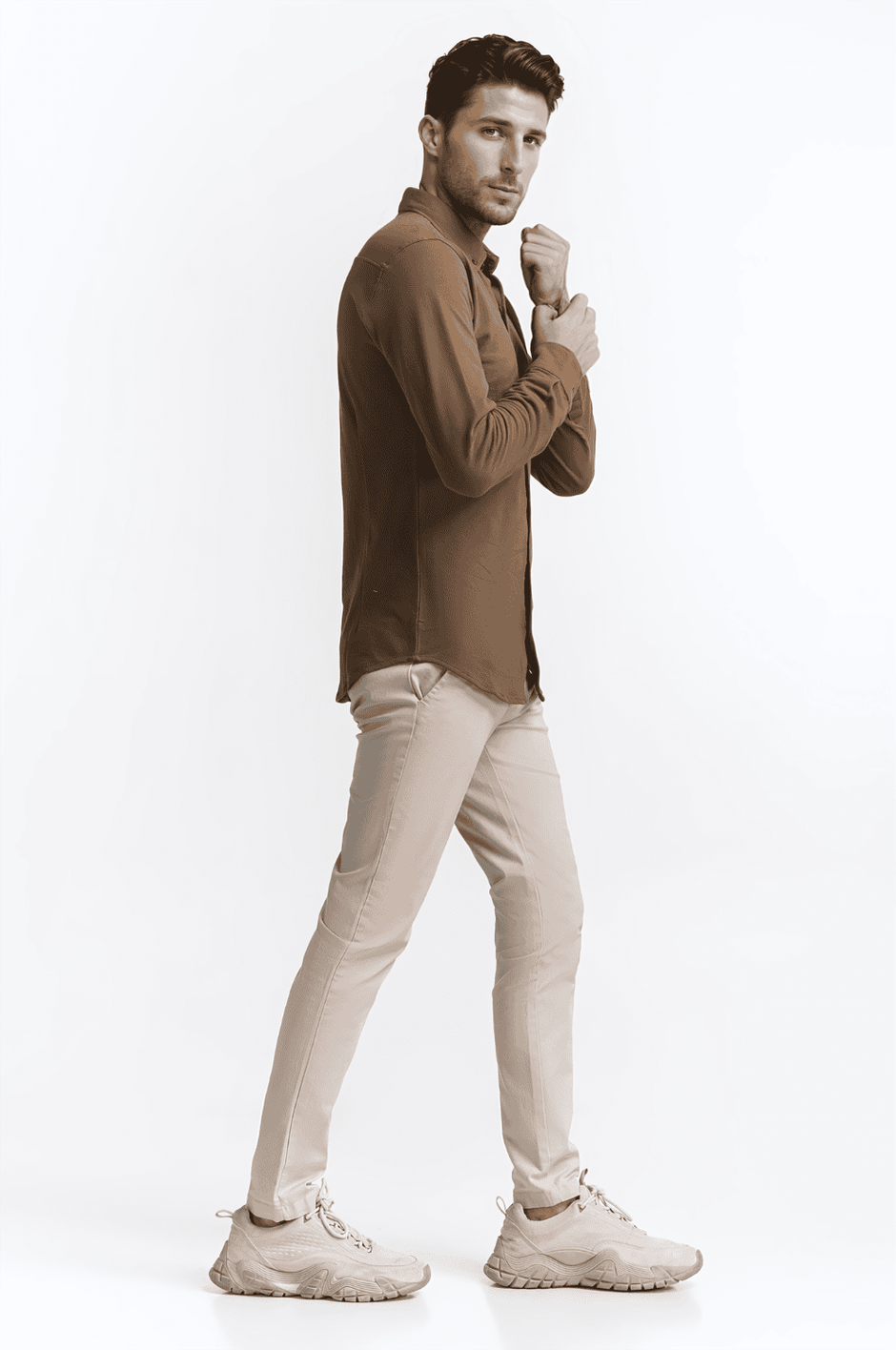 Polo Collar Shirt PS-FSHN24-249